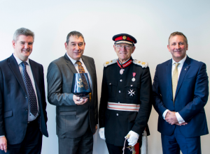 Queens award - highest official award for businesses - presented to SBD Automotive