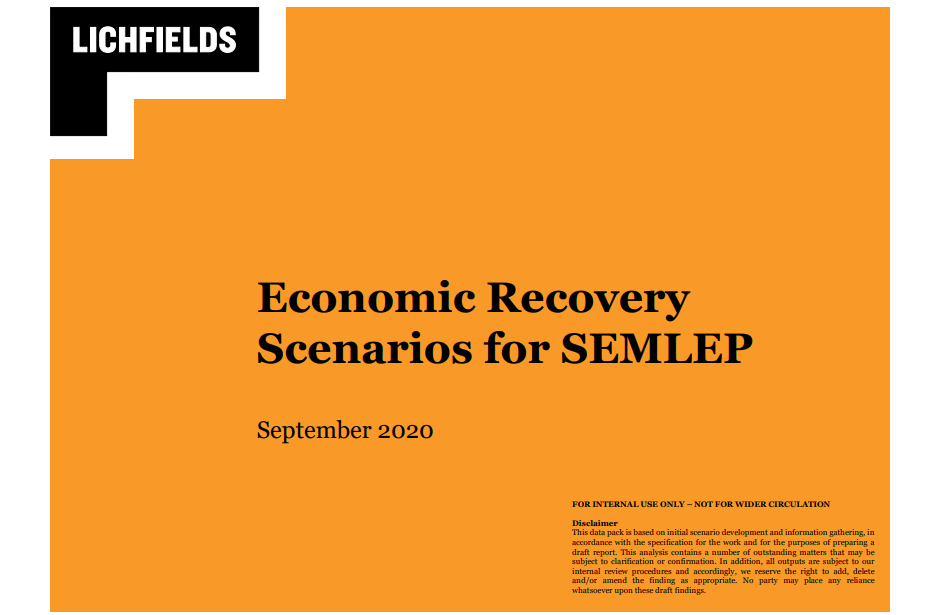  Lichfields Economic Recovery Scenarios for SEMLEP