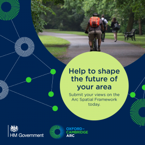 Help to shape the future of your area. Submit your views on the Arc Spatial Framework today.