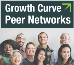 Growth Curve Peer Networks. Seven people smiling.